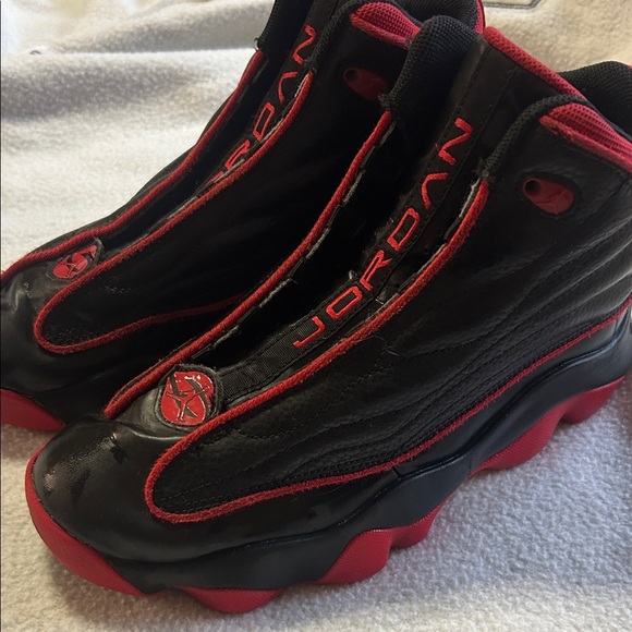 Jordan Black and Red Athletic Sneakers - Picture 3 of 11